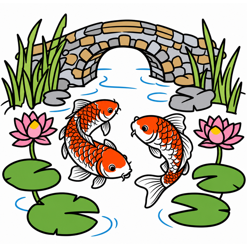 Koi printable